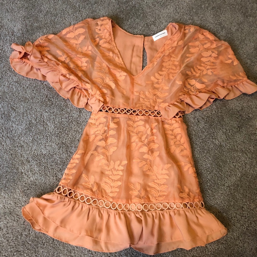 Goodnight Macaroon Open Back Mini Dress
